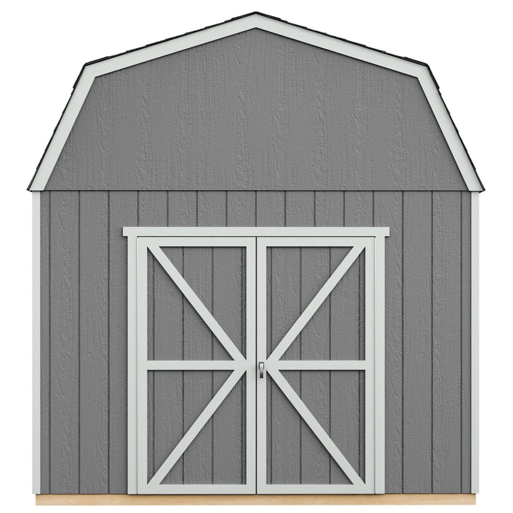 Handy Home Products Braymore 10×16 Do-It-Yourself Wooden Storage Shed with Floor